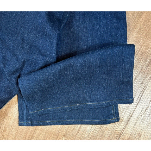 Madewell Women's Jeans Straight Bootlegger Dark Wash Denim Size 26X 32 Blue Low - Picture 7 of 15